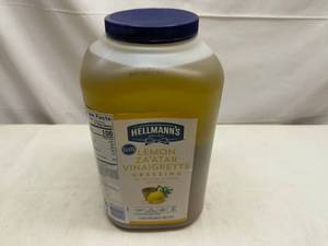 lot 101 image: 128oz Hellmanns Lemon ZaAtar Vinaigrette Dressing
