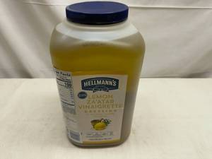 lot 102 image: 128oz Hellmanns Lemon ZaAtar Vinaigrette Dressing