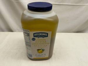 lot 104 image: 128oz Hellmanns Lemon ZaAtar Vinaigrette Dressing