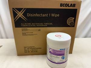 lot 126 image: 12x Ecolab Disinfectant 1 Wipe