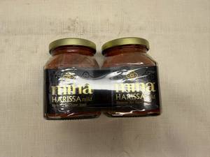 lot 130 image: 2x 10oz Mina Harissa Moroccan Red Pepper Sauce