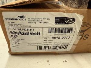 lot 137 image: J. 11lbs WalleyePickerel Fillets