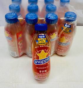 lot 318 image: MM. 12x 15.9oz Snapple Elements