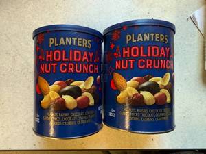 lot 394 image: 2x 1lb 5oz Planters Nuts-See Photo