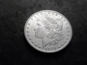 1879 O Morgan Silver Dollar