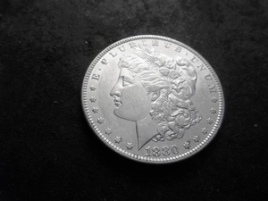 lot 2 image: 1880 O Morgan Silver Dollar