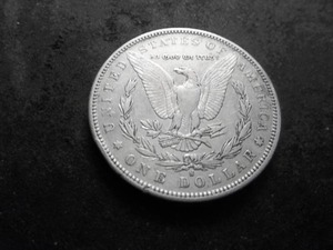 lot 5 image: 1886 S Morgan Silver Dollar