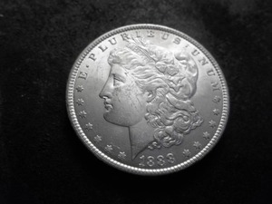 lot 10 image: 1888 Morgan Silver Dollar