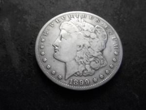lot 13 image: 1899 S Morgan Silver Dollar
