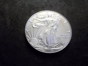 lot 30 image: 2016 Silver Eagle One Oz. Fine MS