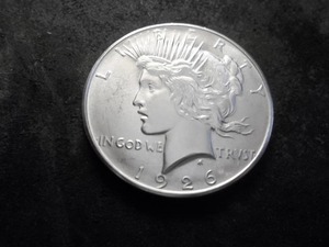 lot 21 image: 1926 D Peace Silver Dollar