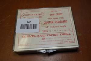 lot 146 image: Cleveland High Speed Steel Center Reamers
