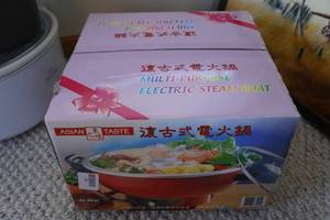 lot 165 image: Multi-Purpose Electric Steam Boat