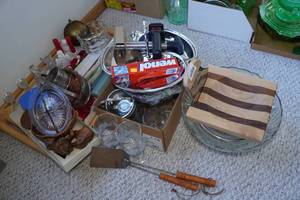 lot 166 image: Assorted Housewares - Christmas Dcor, Glassware, Candles