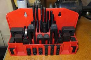 lot 136 image: T-Slot Clamping Kit with Storage Tray