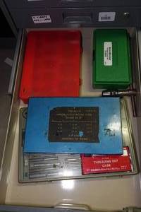 lot 73 image: Contents of Drawer - Tap and Die, SlugBuster Knckout Punch Set