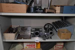 lot 127 image: Contents of Shelf - Collets, Chucks, Block