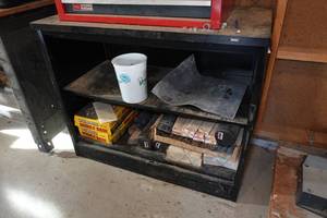 lot 222 image: Cabinet with Contents - Welding Rod