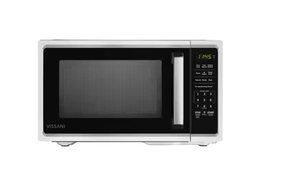 lot 100 image: Vissani 0.9 cu. ft. 900-Watt Countertop Microwave in Stainless Steel (Slightly Used)