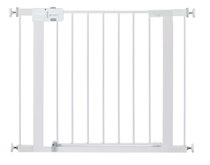 lot 109 image: Safety 1st Easy Install Walk Thru Baby Gate for Doorway With Door, Dog Gates, Fits 29-38, Easy Install 28 Tall, White