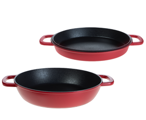 lot 328 image: Kitchen HQ Diamond Infused Ceramic Nonstick 12 Dual Pan Set