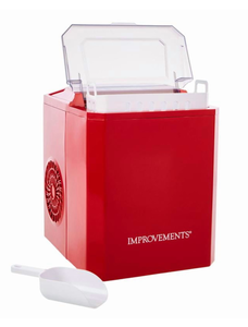 lot 333 image: Improvements 26 lb. Self-Cleaning Compact Ice Maker with Scoop