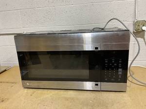 lot 56 image: LG - 1.7 Cu. Ft. Over-the-Range Microwave with EasyClean - Stainless Steel