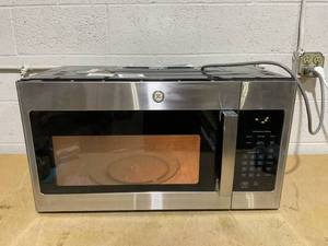 lot 59 image: GE 1.6 cu. ft. Over-the-Range Microwave in Stainless Steel