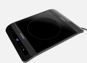 lot 340 image: Kitchen HQ Glass Top Induction Burner with Touch Controls Countertop Portable