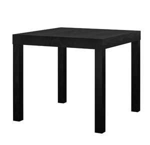 lot 342 image: Mainstays Parsons End Table, Black Oak (Minor Transit Damage)