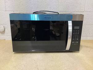 lot 413 image: Whirlpool 30-inch Wide Over the Range Microwave - 1.7 cu. ft. (Minor Transit Damage. Missing Hardware)