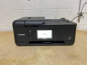 lot 118 image: Canon - PIXMA TR8620a Wireless All-In-One Inkjet Printer with Fax - Black