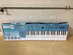 lot 353 image: RockJam 49 Key USB Keyboard Piano