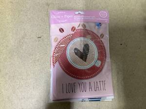 lot 478 image: LOT OF 8 Olive  Piper Diamond Painting Cards, 3-pack.