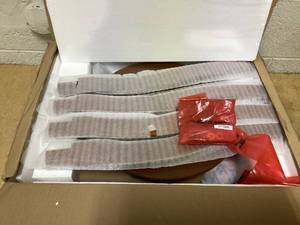 lot 182 image: Giantex Round End Table, Wooden Side Table with Storage Shelf, Small Nightstand with Solid Wood Legs, 2-Tier Accent Table for Living Room Bedroom