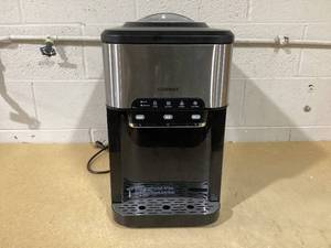 lot 197 image: COSTWAY 3-in-1 Water Dispenser Ice Cube Machine with HotCold Water, Ice Cube in 10 Minutes, Ice Maker 3 L Water Tank, Ice Cube Maker 19 kgDay for Home, Office