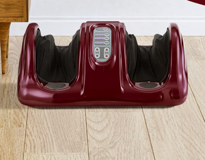 lot 80 image: Giantex Shiatsu Foot Massager Machine, Deep Kneading Rolling Massage for Feet, Leg Calf Ankle, Electric Massager wRemote, 4 Massage Modes, Burgundy