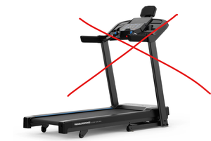 lot 116 image: Horizon T101 CONNECT Treadmill  Missing Parts or Pieces. Transit Damage.