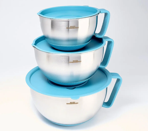 lot 238 image: GOOD HOUSEKEEPING  Set Of 3 Mixing Bowls With Lids