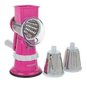 lot 248 image: LOT OF 3 Kitchen HQ Speed Grater and Slicer with Suction Base (COLORS MAY VARY)