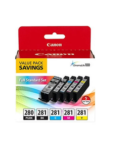 lot 464 image: Canon PGI-280281 5 Pack