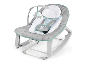 lot 371 image: Ingenuity Keep Cozy 3-in-1 Grow with Me Vibrating Baby Bouncer