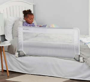 lot 483 image: Regalo Swing Down Bed Rail Guard, with Reinforced Anchor Safety System