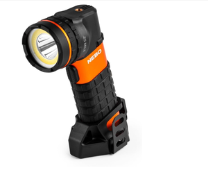 lot 498 image: NEBO Master Series SL25 Rechargeable Spotlight & Floodlight  600 Lumens, 10.5 Hour Run Time, 14 Mile Beam Flashlight, Waterproof, Powerful Magnetic Base