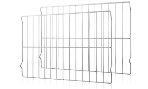 lot 286 image: 2Pcs Range Oven Racks W10256908 for WhirlpoolKitchenAidRoperMaytagKenmore Range, Replaces W10138079, 3195710, W10179196, 24 x 15.75 Size