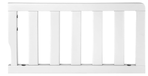 lot 294 image: Toddler Crib Guardrail Compatible with Dream On Me Convertible Crib, Crib Rail for Prevent Toddler from Rolling Off The Bed, White