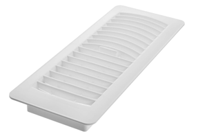 lot 295 image: LOT OF 4 Imperial Manufacturing RG1471 Louvered Plastic Floor Register