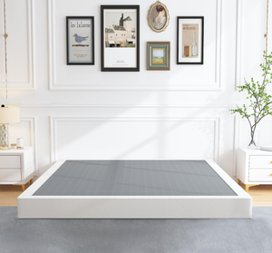 lot 418 image: 5 Inch Heavy Duty Metal Box Spring Mattress Foundation 3000lbs Max Weight CapacityNon-SlipNo NoiseEasy AssemblyEasy Clean Cover,Queen