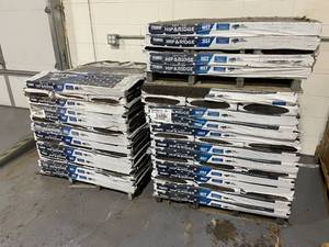 lot 13 image: Lot of 99 Bundles of TAMKO 12-14 x 12 Hip & Ridge Color Weathered Wood