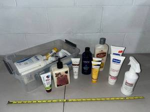 lot 12B image: Collection of Assorted Lotions, Creams, Wound and Skin Care Products